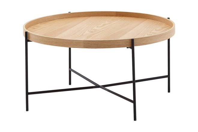 Soffbord rachid 78 cm rund - natur