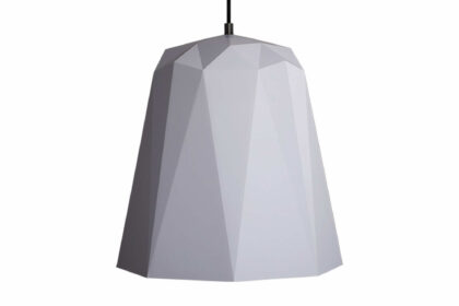 Taklampa geometry matt vit -