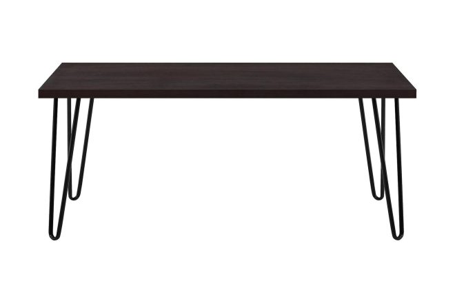 Soffbord owen 107 cm espresso/svart - dorel home