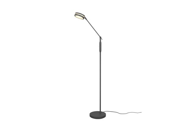 Trio lighting franklin led golvlampa antracit -
