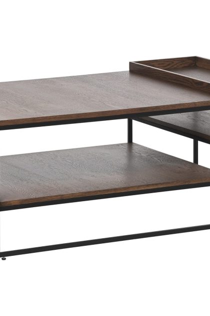 Soffbord dashri 70x120 cm - mörkgrå
