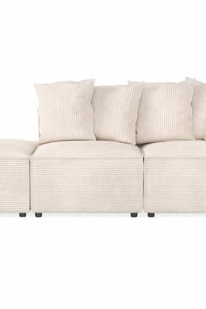 Djup soffa narender 3-sits - beige