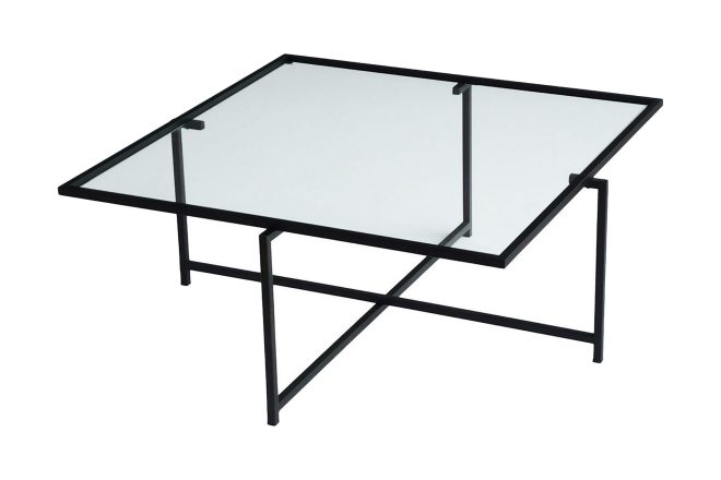 Soffbord wifst 85x35x85 cm - svart