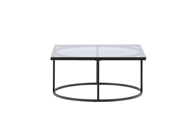 Skanör soffbord 90x90x42 cm - svart