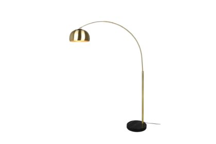 Trio lighting argentina golvlampa e27 mattmässing -