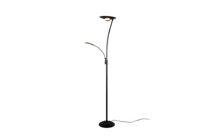 Trio lighting granby led golvlampa mattsvart -