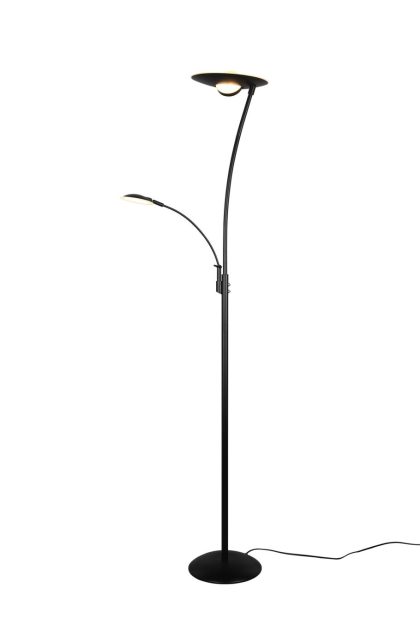 Trio lighting granby led golvlampa mattsvart -