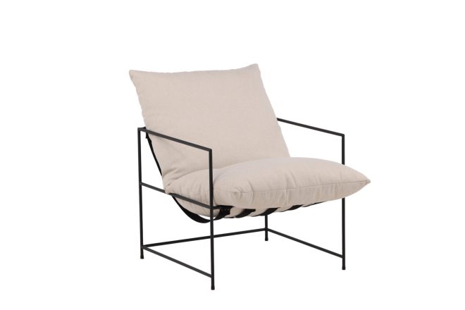 Sedalia loungefåtölj - vit