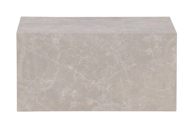 York travertin soffbord 80x60x40 cm - beige