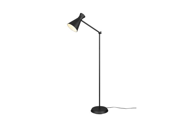 Trio lighting enzo golvlampa e27 mattsvart - trio lighting