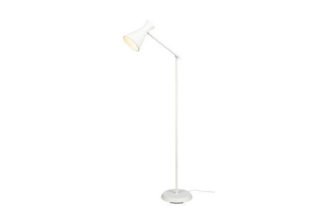 Trio lighting enzo golvlampa e27 mattvit - trio lighting