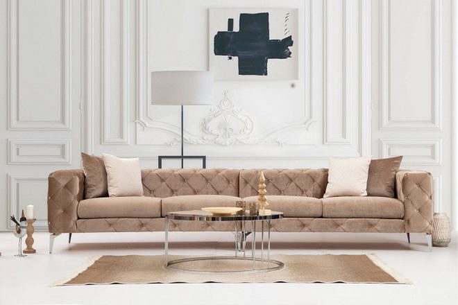 Soffa 4-sits canunda - beige