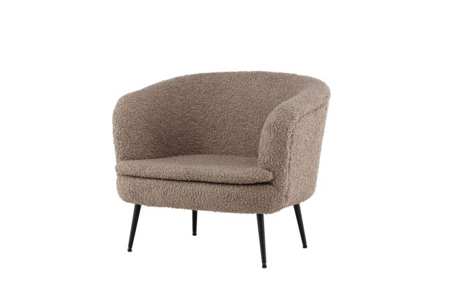 Nordkoster loungefåtölj - svart/beige