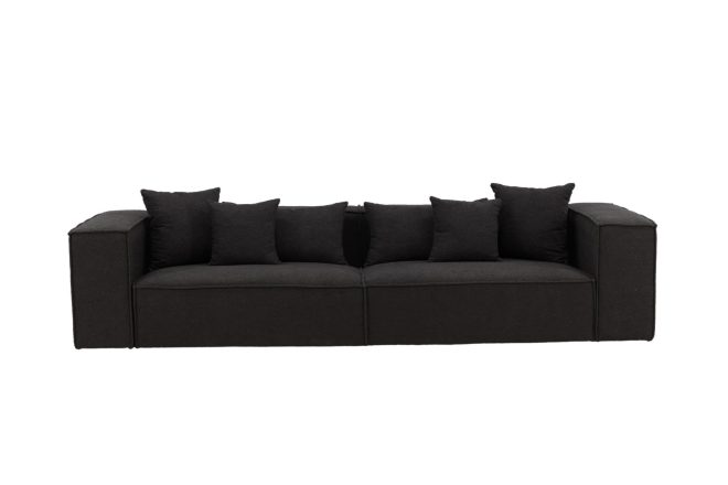 Gillholmen soffa 3-sits - svart/mörkgrå