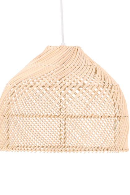 Brivela pendellampa 27 cm - trä/natur