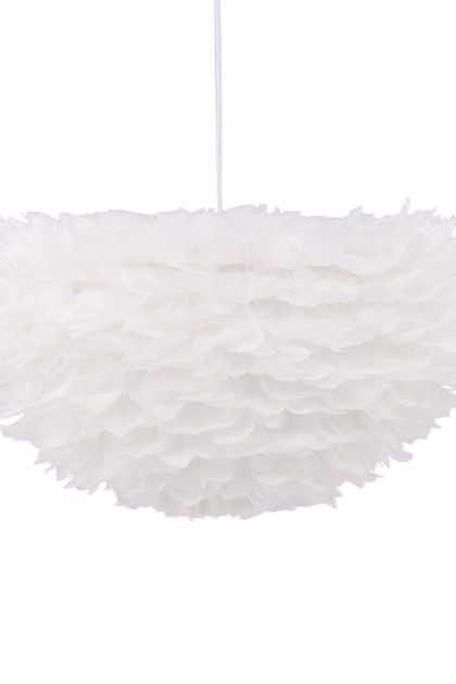 Nicola pendellampa 30 cm - vit