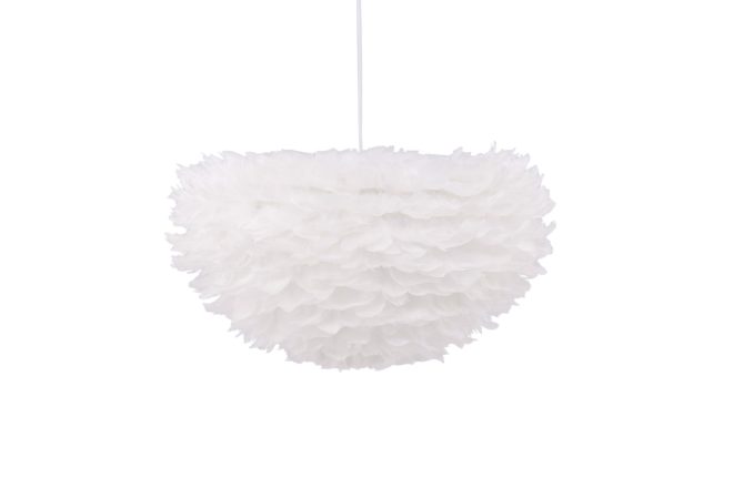 Nicola pendellampa 30 cm - vit