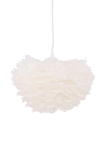 Nicola pendellampa 20 cm - vit