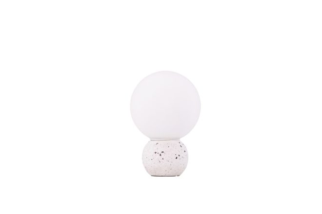 Metz bordslampa 29 cm - vit
