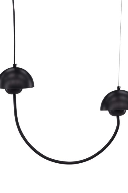 Lyckorna pendellampa 40 cm - svart