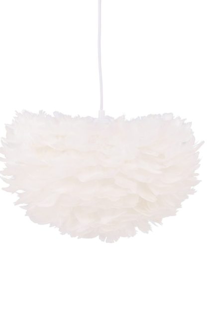 Nicola pendellampa 25 cm - vit