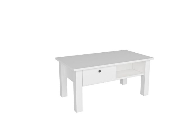 Soffbord coruche 90x50 cm vit - hanah home