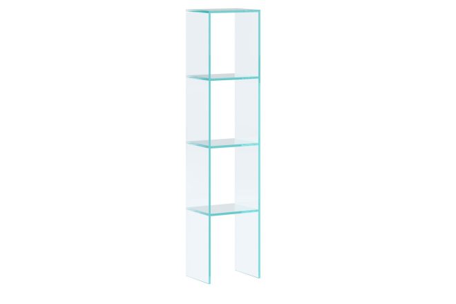Burano bokhylla glas - glas