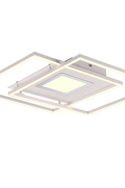 Trio lighting via led taklampa mattvit -