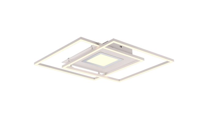 Trio lighting via led taklampa mattvit -