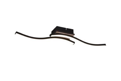 Trio lighting route led taklampa 2l mattsvart/ trä -