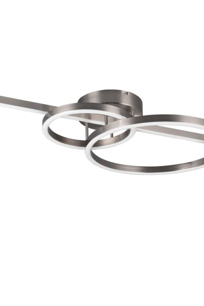 Trio lighting montilla led plafond borstad stål -