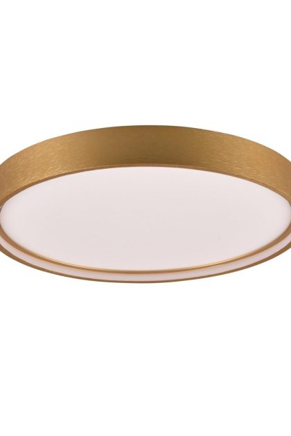 Trio lighting doha led plafond 45 cm mattmässing -