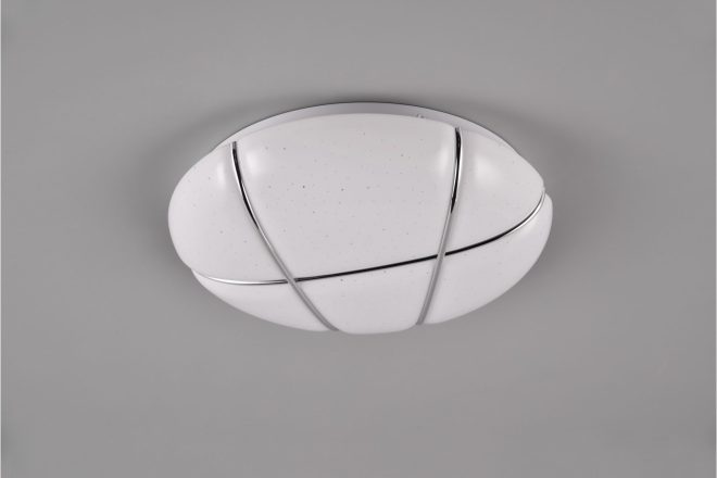 Trio lighting tibor led plafond 28 cm vit 4000k -
