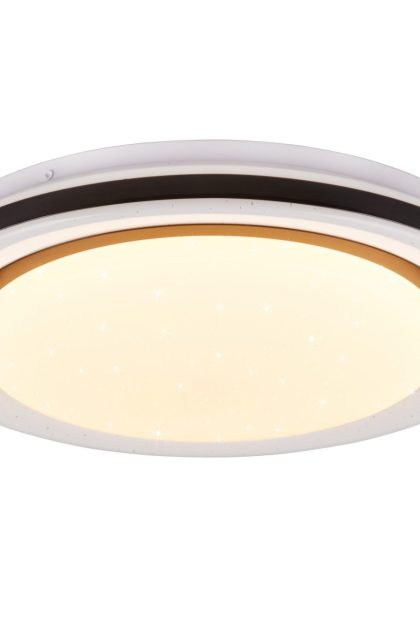 Trio lighting cartida led plafond vit starlight rgb -