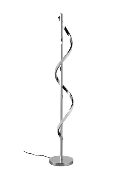 Trio lighting isabel led golvlampa krom 4000k -