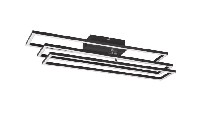 Trio lighting corso led plafond mattsvart -