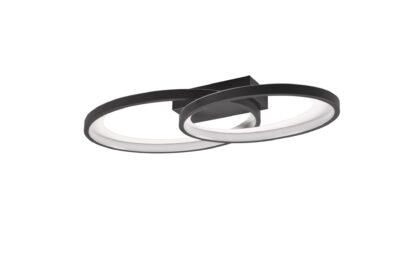Trio lighting malaga led plafond mattsvart -
