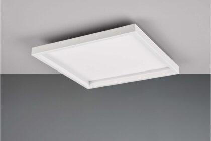 Trio lighting rotonda led plafond fyrkant mattvit -