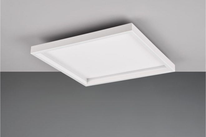 Trio lighting rotonda led plafond fyrkant mattvit -