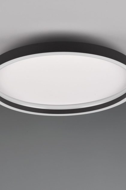Trio lighting rotonda led plafond rund mattsvart -