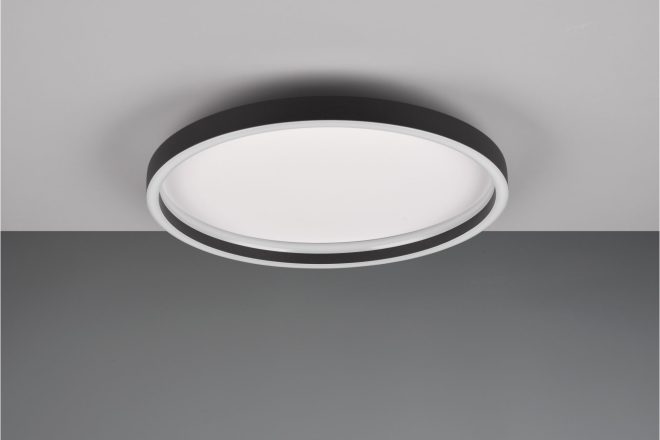 Trio lighting rotonda led plafond rund mattsvart -