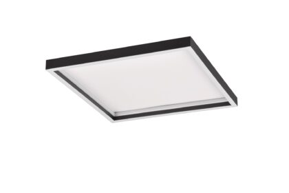 Trio lighting rotonda led plafond fyrkant mattsvart -