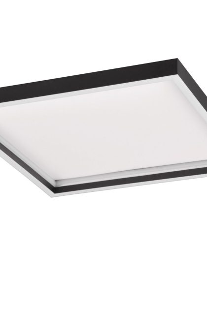 Trio lighting rotonda led plafond fyrkant mattsvart -
