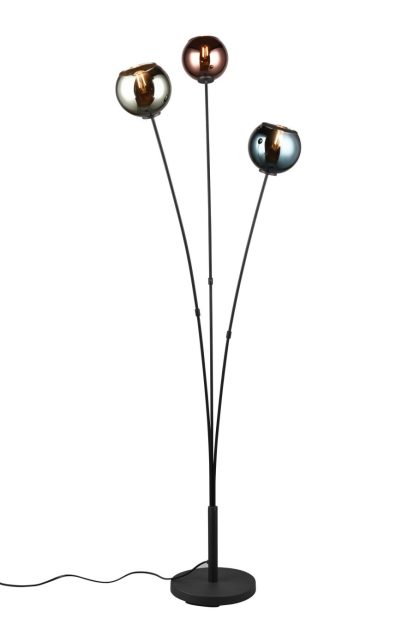 Trio lighting sheldon golvlampa 3l e14 flerfärgad -