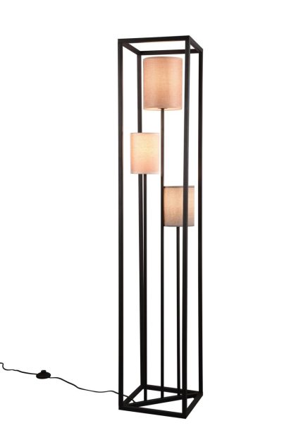 Trio lighting ross golvlampa 3l e27 flerfärgad -