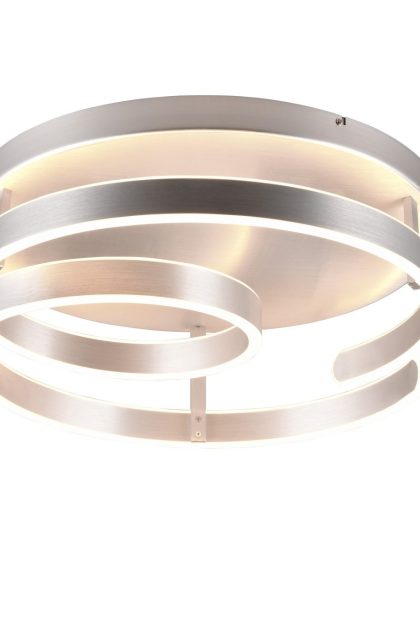 Trio lighting marnie led plafond borstad aluminium -