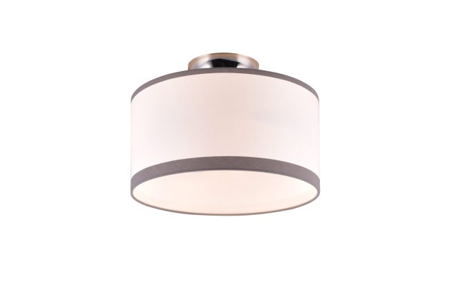 Trio lighting davos plafond 30 cm 2xe14 krom/ vit -