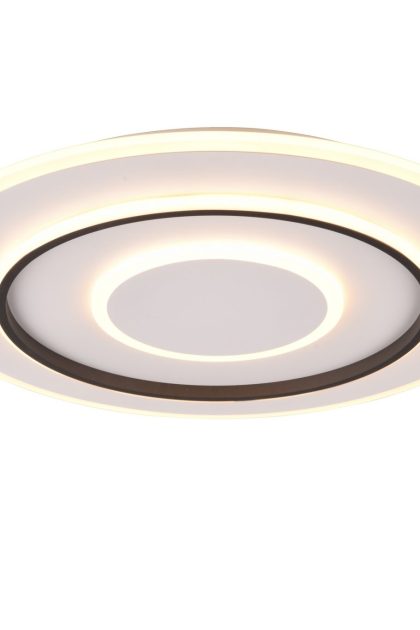 Trio lighting jora led plafond 60 cm mattvit -