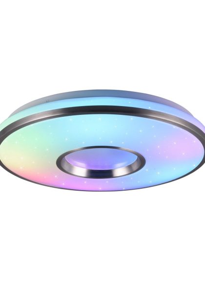 Trio lighting realta led plafond 39 cm borstad aluminium rgbw -