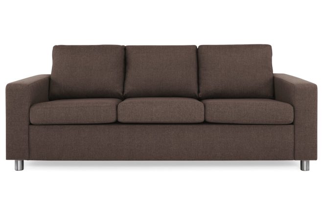 Soffa nevada 3-sits - brun